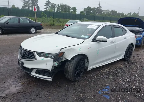 2020 Acura Tlx A-Spec/A-Spec W/Red Leather z USA, uszkodzony, nr VIN 19UUB1F60LA011710